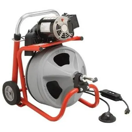 Ridgid 27013 K-400 Drain Cleaning Machine w/ 1/2"x75' Cable