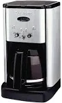 Cuisinart DCC-1200 Brew Central 12 Cup Programmable Coffeemaker, Black/Silver