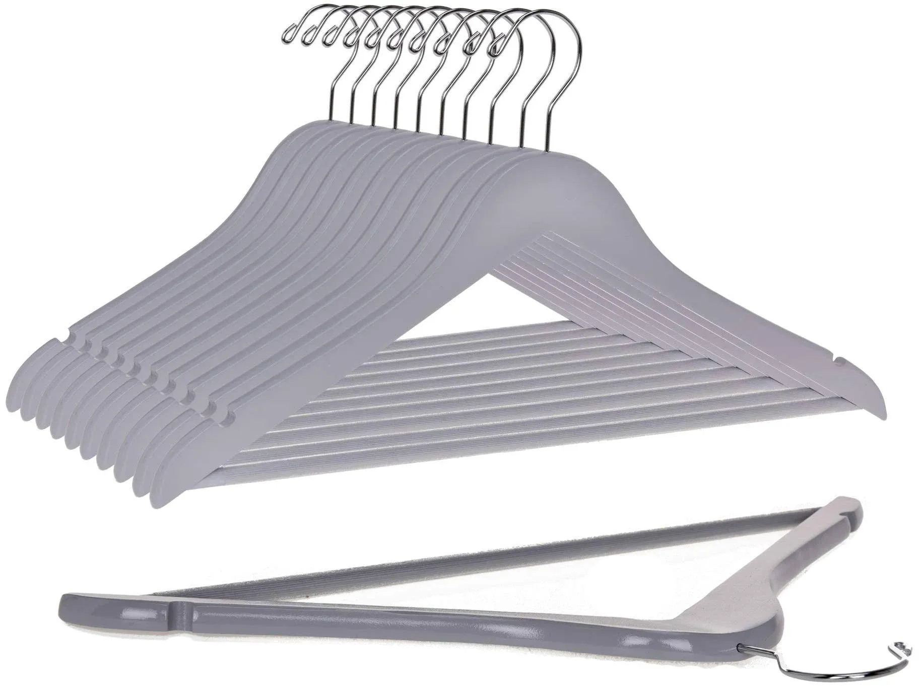 Quality Wooden Slightly Curved Hangers