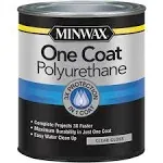 Minwax - 356100000 - One-Coat Poly Gloss Clear Fast-Drying Polyurethane 1 qt