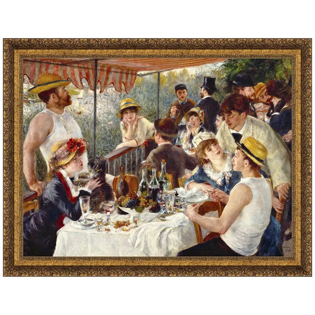 Design Toscano DA1396 Luncheon of The Boating Party 1881 Framed