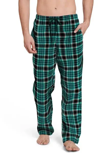 Jockey Men's Flannel Pant M Spruce Plaid