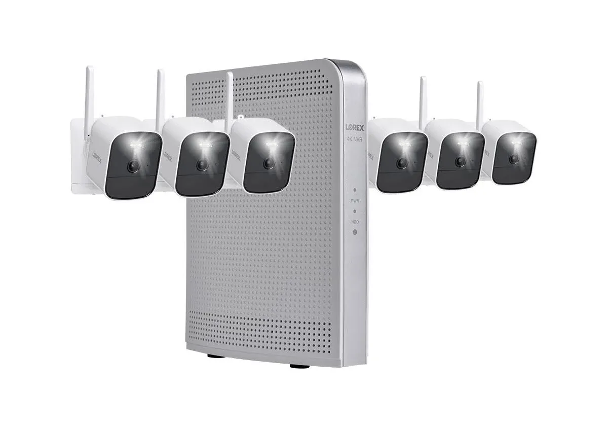 Lorex 4K 1TB Wi-Fi HaLow NVR System with Outdoor Battery Security Cameras