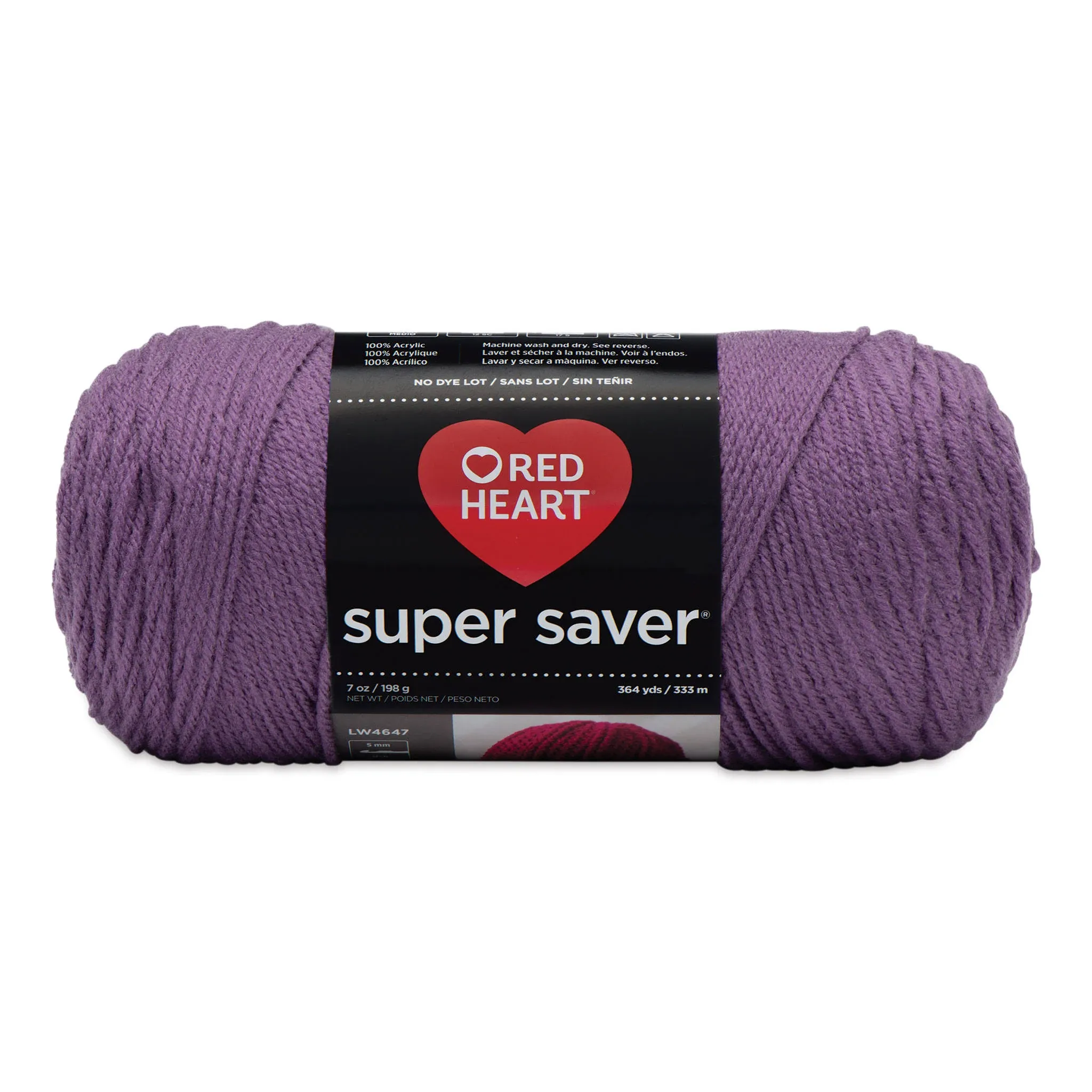 Red Heart Super Saver Yarn - Medium Purple