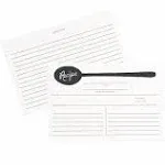 Charcoal Spoon Recipe Cards - Pack of 12