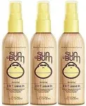 Sun Bum Revitalizing 3 in 1 Leave In Hair Conditioner, 1.5 oz, pack of 3