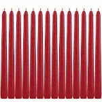 Helly 14 Pack Tall Red Taper Candles