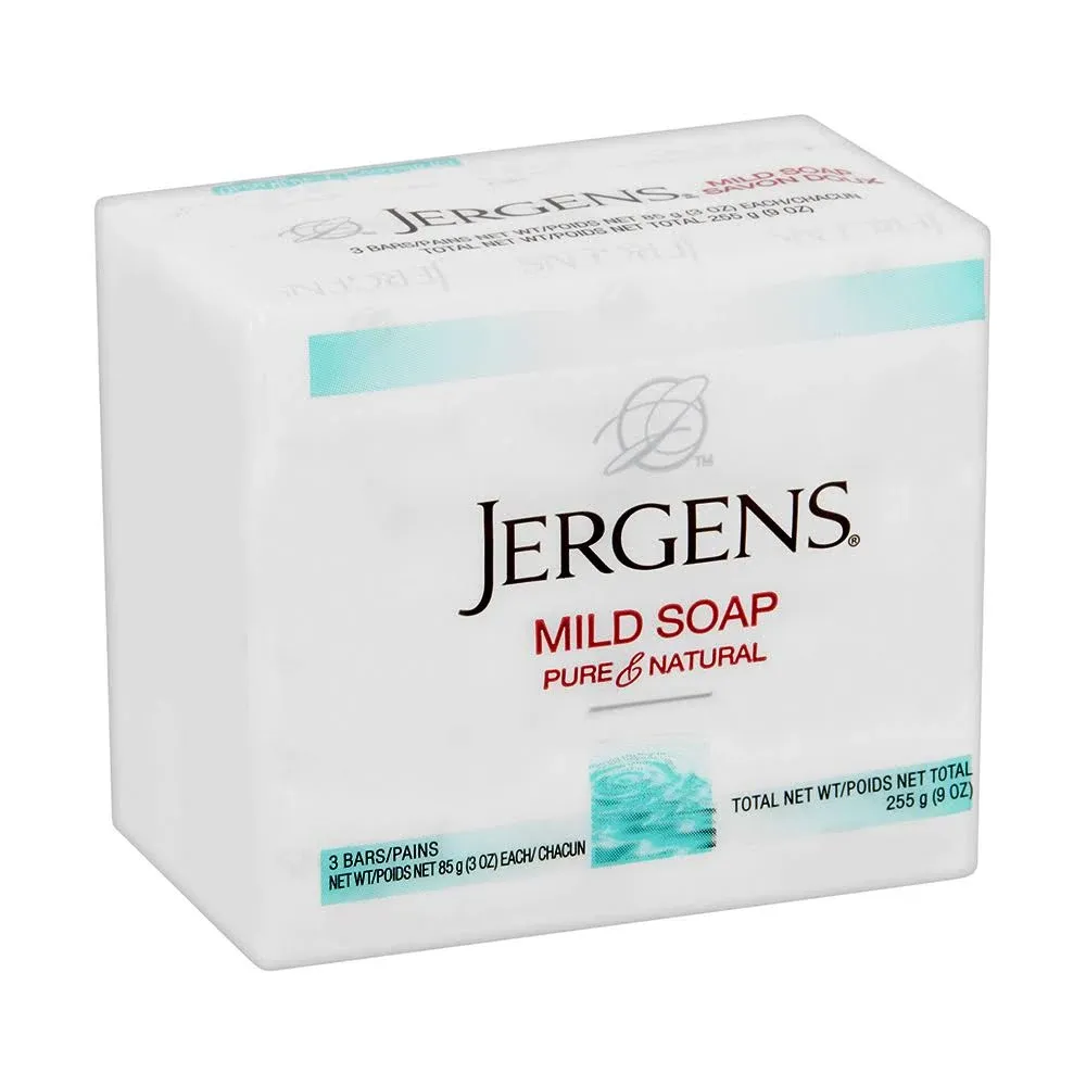 Jergens Mild Soap, fresh, 9 Ounce, (Pack of 3)