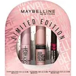 Maybelline New York Holiday Limited Edition Eye Makeup Gift Set, Sky High Mascara, Lash Sensational Mascara and Master Precise Liquid Eyeliner Minatures, 1 Kit, Black