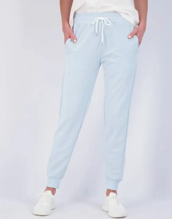 Real Essentials 3 Pack: Women's Ultra-Soft Cotton French Terry Joggers (Available in Plus)