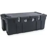 J TERENCE THOMPSON G-1 Mobile Storage Trunk,Black,PP<wbr/>,14 in 1NTK5