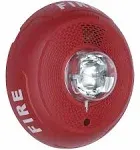 Bosch SS-PC2RH Ceiling Horn/Strobe 2-Wire 115-185cd Red