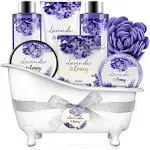 Bath and Body Gift Set Lavender Gifts for Women Body & Earth Bath & Shower Sets