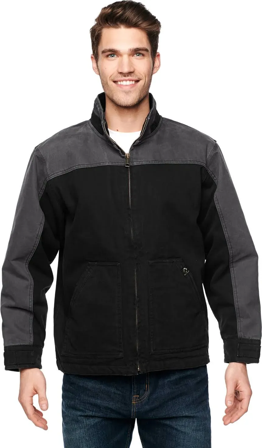 Dri Duck 5089 Horizon Jacket - Black/Charcoal, L