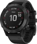 Garmin Fenix 6X Pro GPS Watch Black / Black