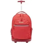 Travelers Club 18 inch Rolling Backpack, Red