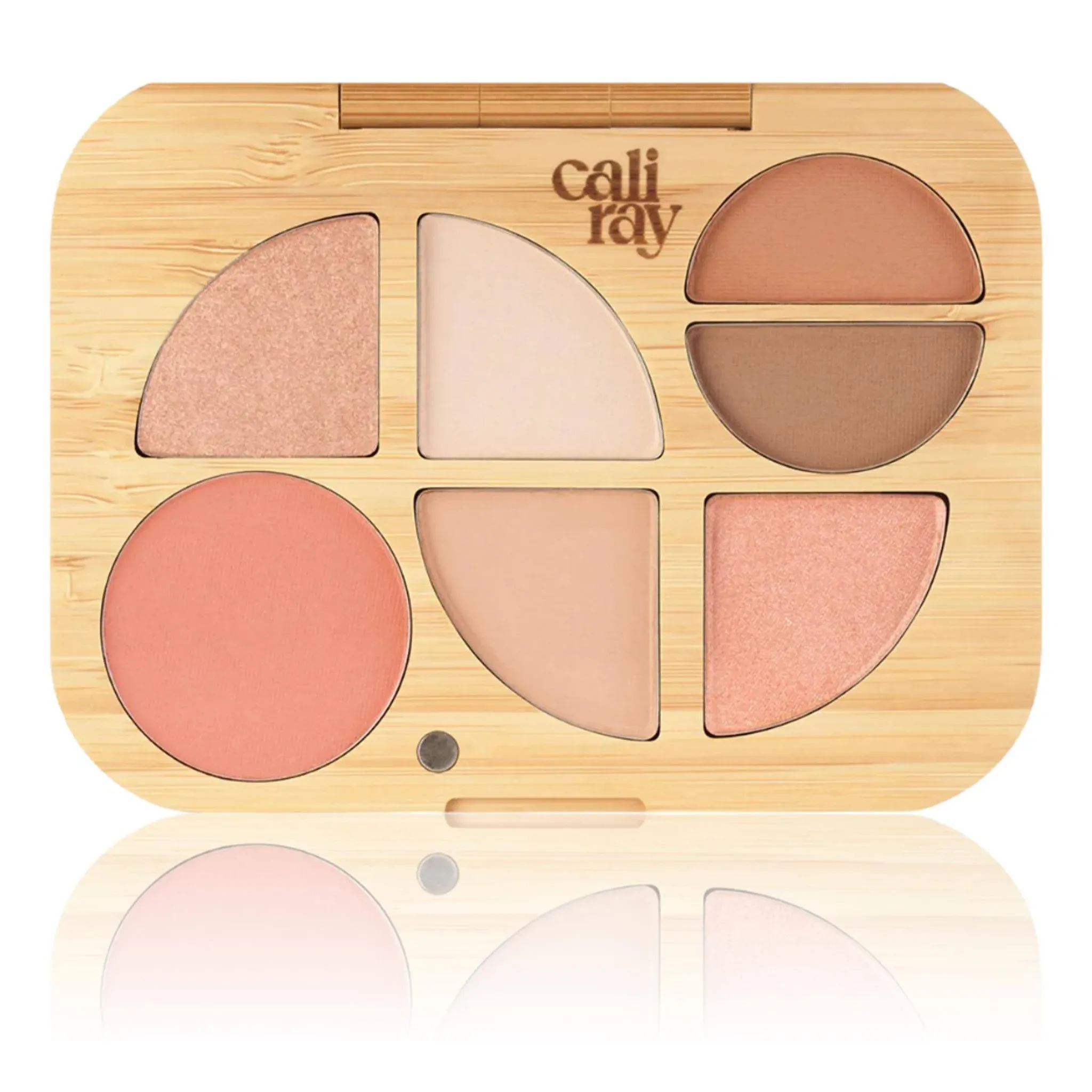 Caliray Endless Sunset Multi-Purpose Palette For Eyes &amp; Cheeks WOOD CASE ~NIB +