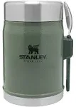 Stanley - Flask Legendary Food Jar Spork 0.4 L Hammertone Green - 0.4L