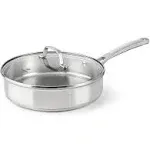 Calphalon Tri-Ply Stainless Steel 3-Quart Saute Pan with Cover