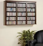 Triple Multimedia Wall Mounted Media Storage - Wayfair | Havenly