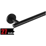 JQK Oil Rubbed Bronze Towel Bar, 12 inch 304 Stainless Steel Thicken 08mm Towel Rack Bathroom, Towel Holder Wall Mount, Total Le