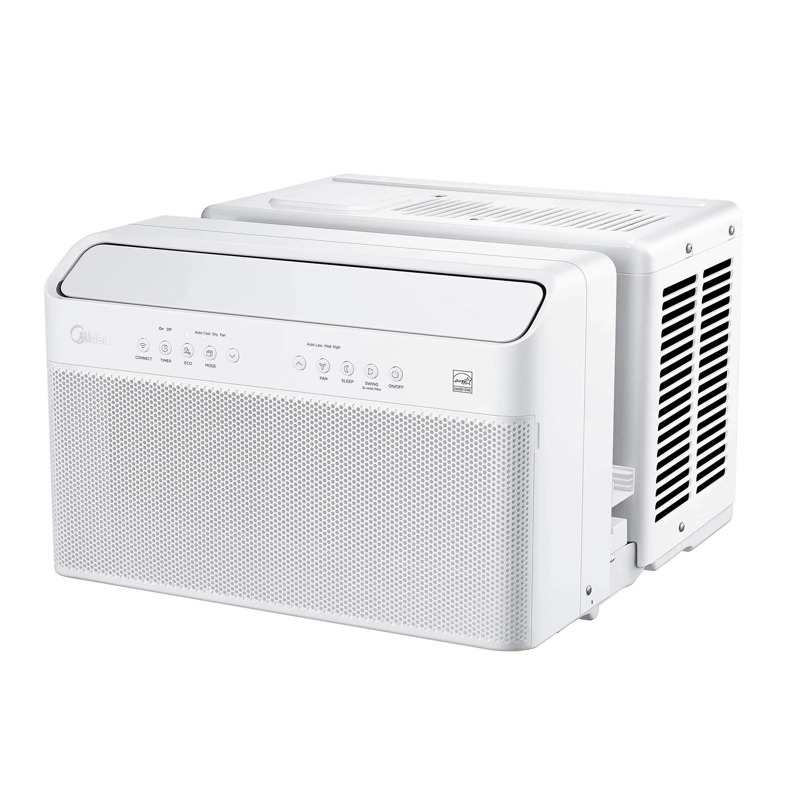 Midea 8,000 BTU U-Shaped Smart Inverter Window Air Conditioner