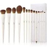 Jessup Makeup Brushes 14pcs Makeup Brush Set Premium Synthetic Powder Foundation Contour Blush Concealer Eye Shadow Blending Lin