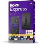 Roku Roku Express HD Streaming Media Player with High Speed Hdmi Cable and Simple Remote