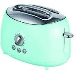 Brentwood Cool Touch 2-Slice Extra Wide Slot Retro Toaster