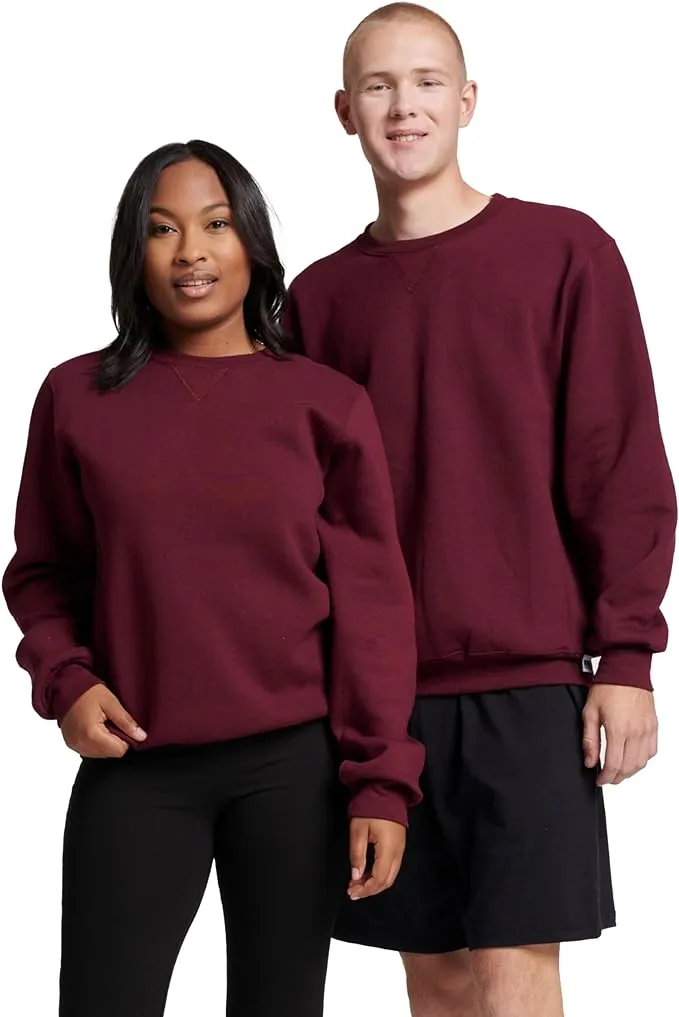 Russell Athletic Men's Dri-Power Fleece Sweatshirts, Moisture Wicking, Cotton Blend, Relaxed Fit, Sizes S-4x