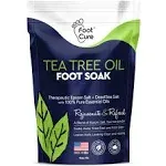 Tea Tree Oil Foot Soak with Epsom Salt - for Toenail Repair, Athletes