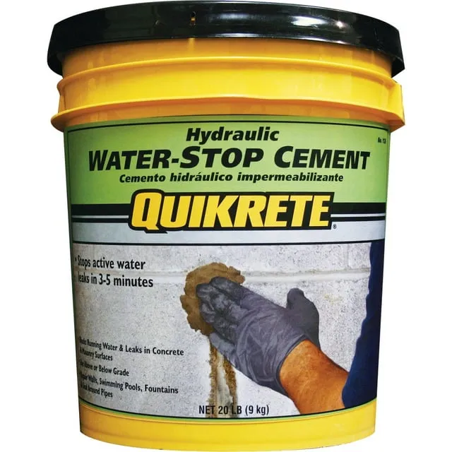 Quikrete Hydraulic Water-Stop Cement - 20 lbs.