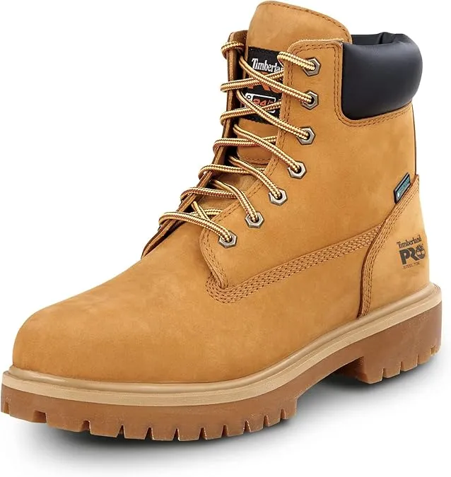 Timberland PRO 6IN Direct Attach Men's Steel Toe MaxTrax Slip-Resistant Work Boot