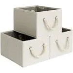 StorageWorks Large Storage Baskets for Organizing Foldable Storage Baskets for Shelves